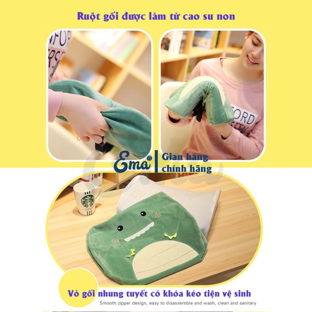 Gối tựa lưng văn phòng hình thú dễ thương Ema, Gối kê lưng văn phòng đa năng
