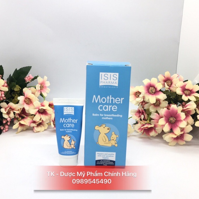 Isis Pharma Mothercare - Kem Dưỡng Ẩm Môi, Nứt Núm Vú - Bot 15ml