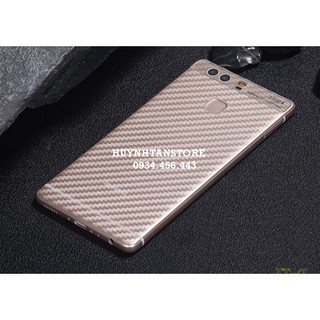 Miếng dán decal carbon mặt sau Huawei P9 mặt lưng chống trầy xướt