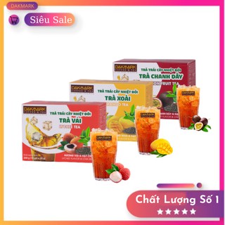[ COMBO SIÊU KHỦNG ] Trà trái cây nhiệt đới DakMark ( 1 hộp Trà vải + 1 hộp Trà xoài + 1 hộp Trà chanh dây )