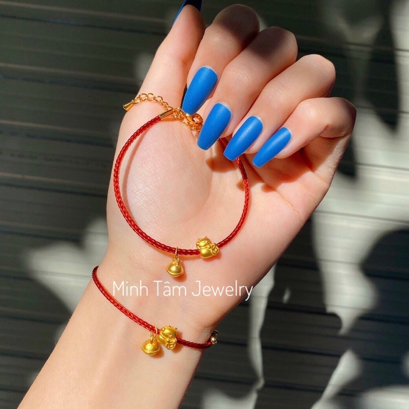 Charm chuông 24k,Chuông doremon 24k mini-Minh Tâm Jewelry