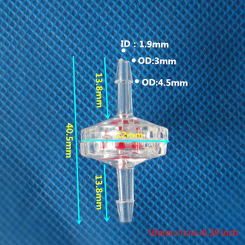 Ống Nhựa Kiểm Tra Nhiên Liệu Một Chiều 3 / 4 / 7mm