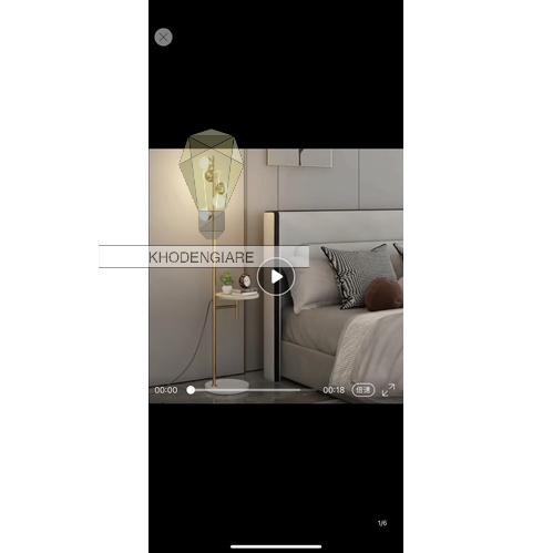 Đèn cây đứng Royal Lamp -1028 trang trí phòng ngủ phòng khách