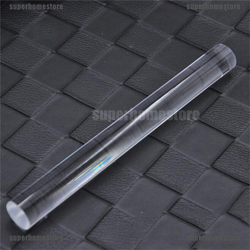 [superhomestore]1pc Transparent Acrylic Solid Roll Clay Rolling Fondant Baking Pastry Roller