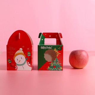 Hộp quà noel hộp quà giáng sinh có quai xách HT15