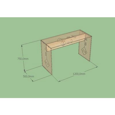 Bàn làm việc thông minh, bàn máy tính hiện đại  - GP153