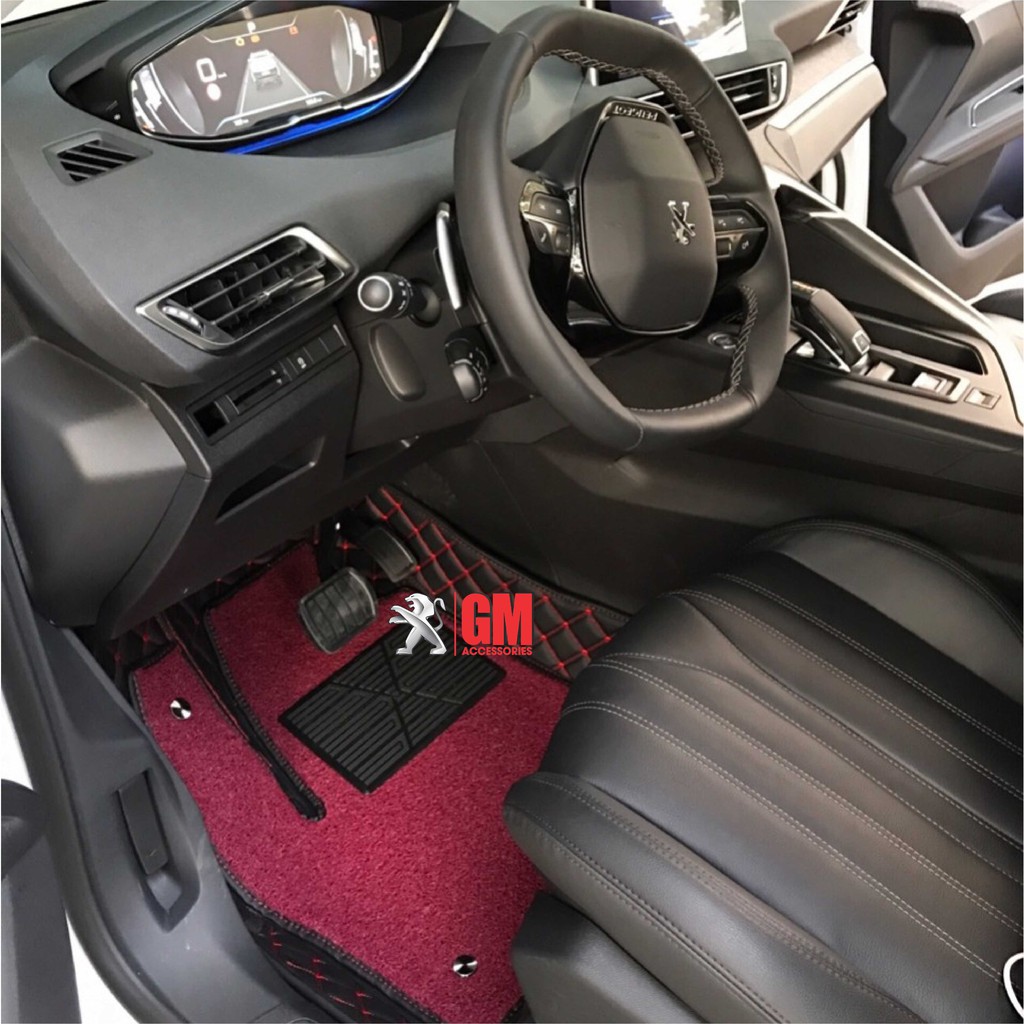 Thảm sàn da cao cấp Peugeot 5D 6D dành cho xe Peugeot 2008 Peugeot 3008 Peugeot 5008