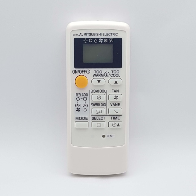 Remote máy lạnh mitsubishi viền đen