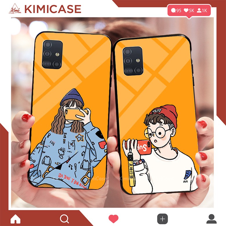 Ốp Xiaomi Redmi Note 10 , Note 10s , Note 10 Pro, K40 , K40 Pro , Poco F3 , Mi 11 lưng kính cường lực bộ đôi