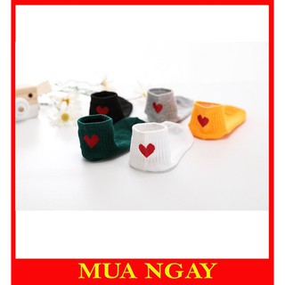 Tất vớ nữ cổ ngắn hàn quốc gót tim TN32