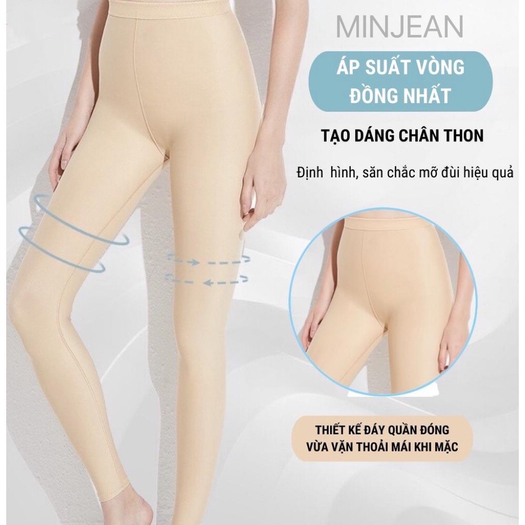Quần Định Hình MINJEAN Q3 Giảm Mỡ Bụng Đùi Bắp Chân Sau Phẫu Thuật Hút Mỡ