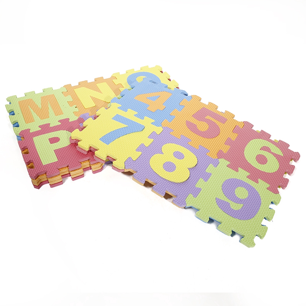 『Prettyhat 』 36 pieces of digital letters baby kid puzzle foam EVA pad shatter-resistant  environmentally