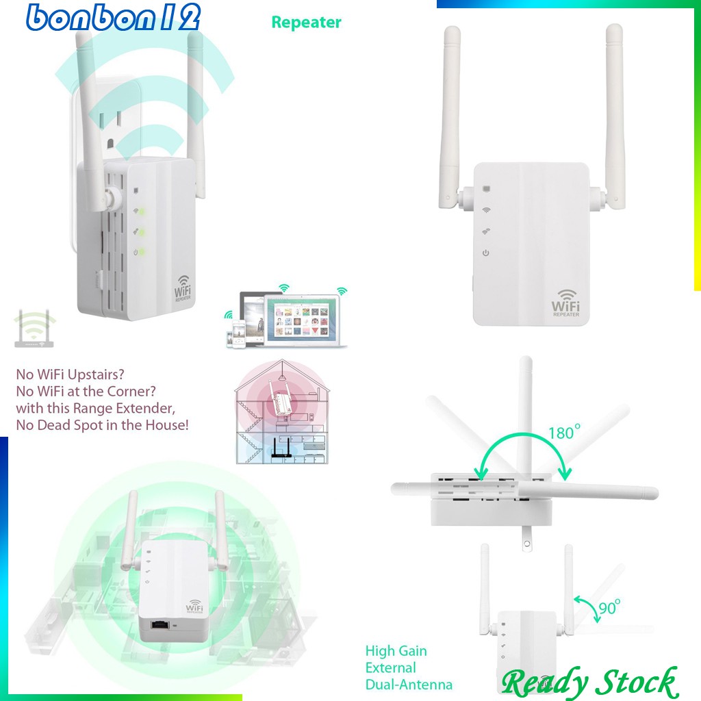 Thiết Bị Phát Wifi 2 Đầu 300mbps