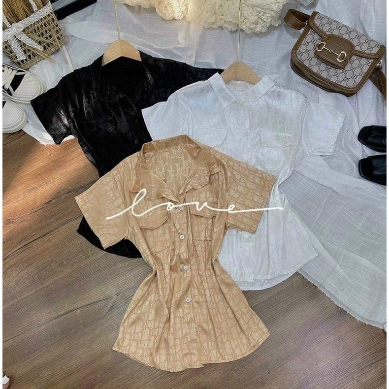 Sơ Mi Gấm Dior 65k
