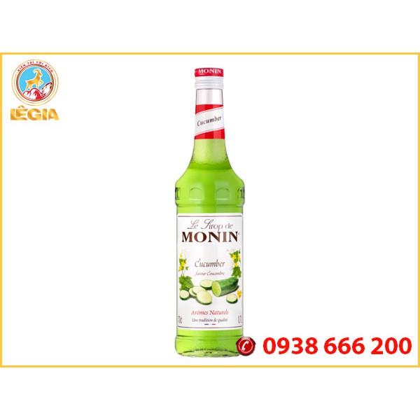 SIRO MONIN DƯA LEO 700ML (CUCUMBER SYRUP)