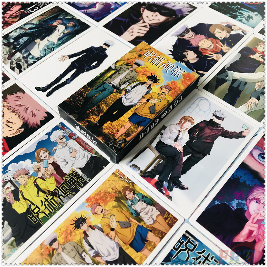 Hộp 30 Cái/ Hộp ✪ Thẻ Ảnh Lomo Hình Jujutsu Kaisen S-1:Anime Itadori Yuji / Fushiguro ✪ Bưu Thiếp Mini Kích Thước 5.5cm*8.8cm Dùng Làm Quà Tặng