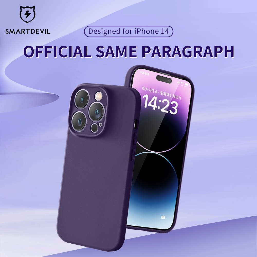 Ốp điện thoại SmartDevil silicon mềm dẻo thông minh thích hợp cho iPhone 14/ 14 plus/ 14 pro/ 14 pro max