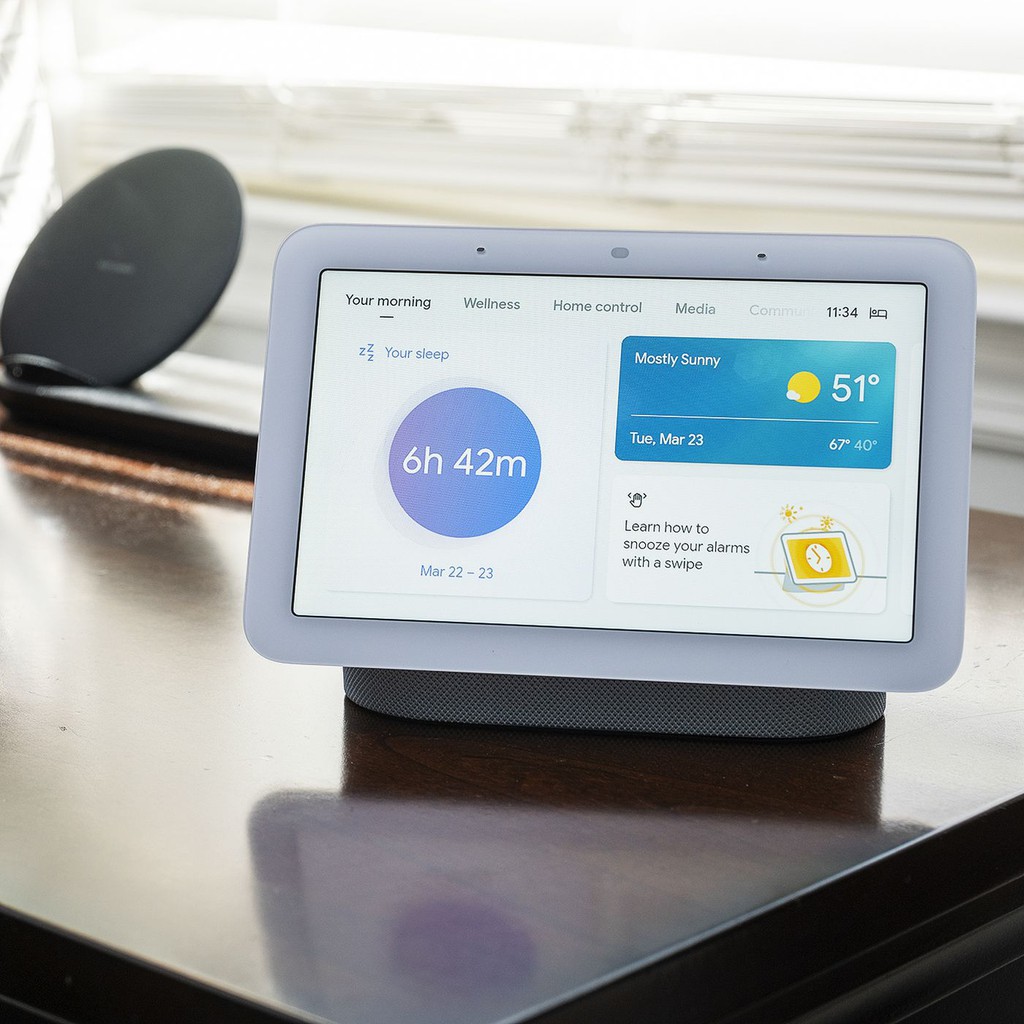 Google Nest Hub Gen 2 phiên bản 2021 - màn hình thông minh tích hợp loa Google