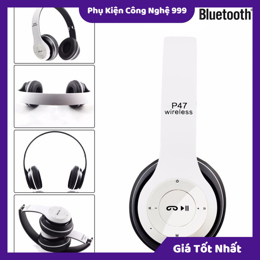 🔥 SALE 🔥 TAI BLUETOOTH CHỤP P47 - KẾT NỐI ỔN ĐỊNH - ÂM THANH TUYỆT VỜI