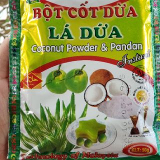 COMBO 10 Gói Bột Cốt Dừa Mina