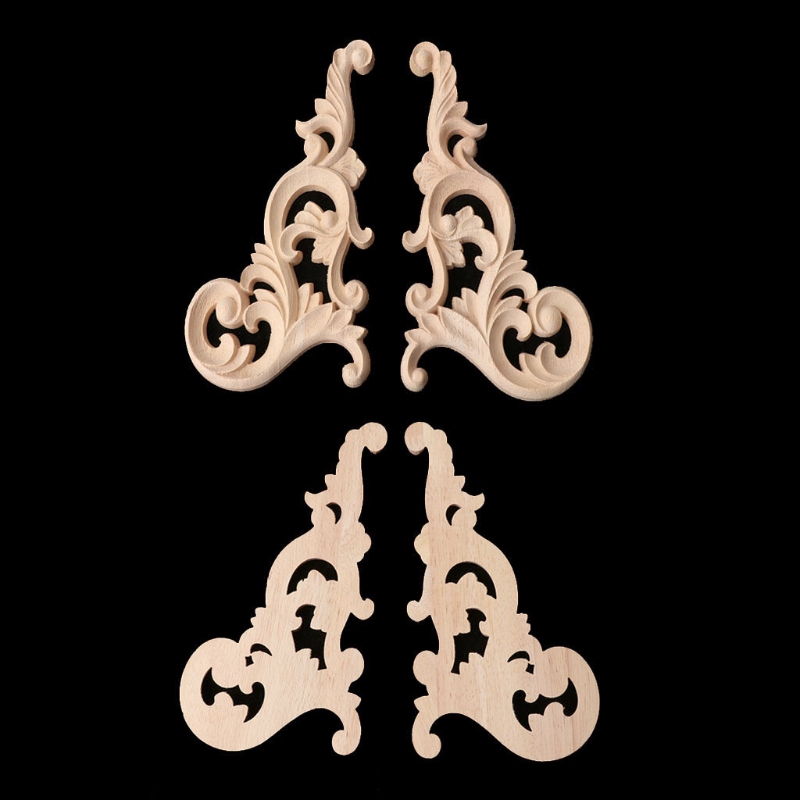 Cặp Khung Gỗ Chạm Khắc Hoa Văn Tinh Xảo Trang Trí Nội Thất Tiện Dụng