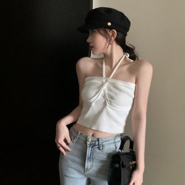 Áo Hai Dây Màu Sắc Thời Trang Mùa Hè Hàn Quốc Cho Nữ