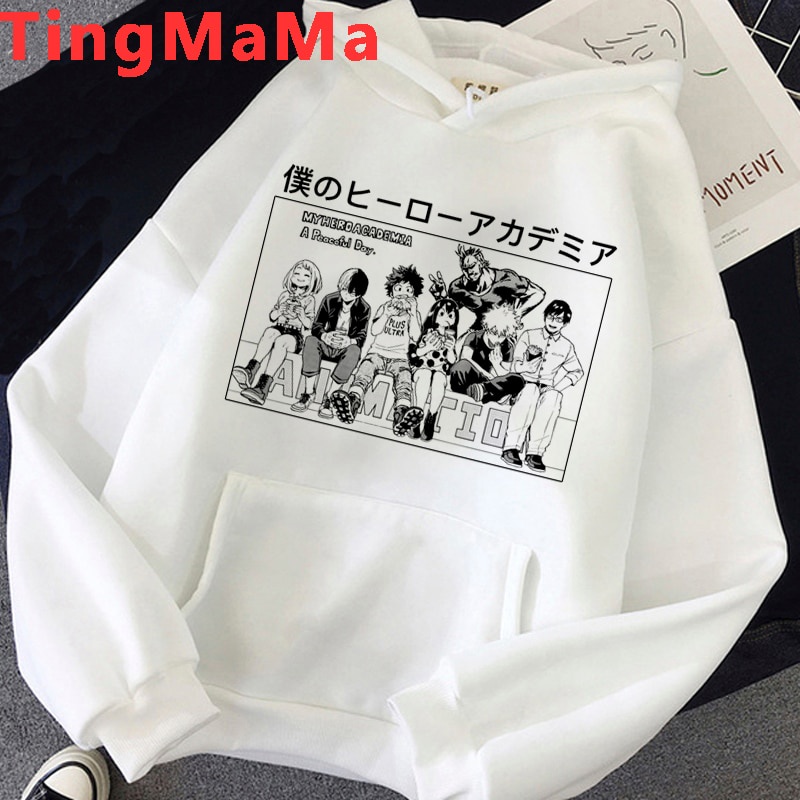 Áo hoodie in họa tiết hoạt hình My Hero Academia Dabi Bakugo Shoto Todoroki thời trang hip hop 2021 cho nam