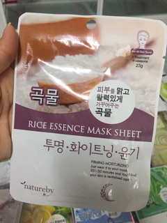 Combo 5 Mặt nạ giấy Natureby Essence Mask Sheet