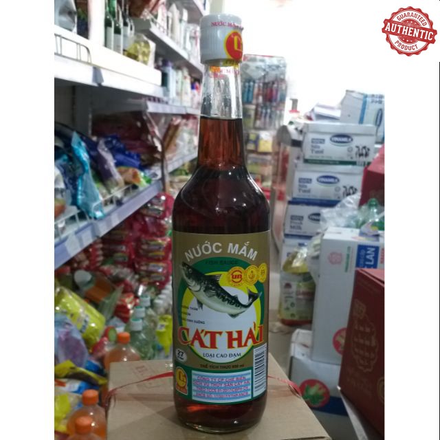Nước mắm Cát Hải 650ml (27 độ đạm )
