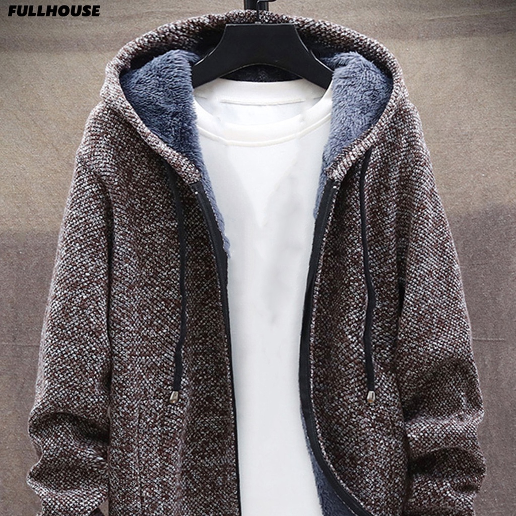 ⏳Áo Thun Thời Trang Trẻ Trung Cá Tính Cho Nam⏳ Áo Khoác Hoodie Phối Khóa Kéo Ấm Áp Thời Trang Thu Đông