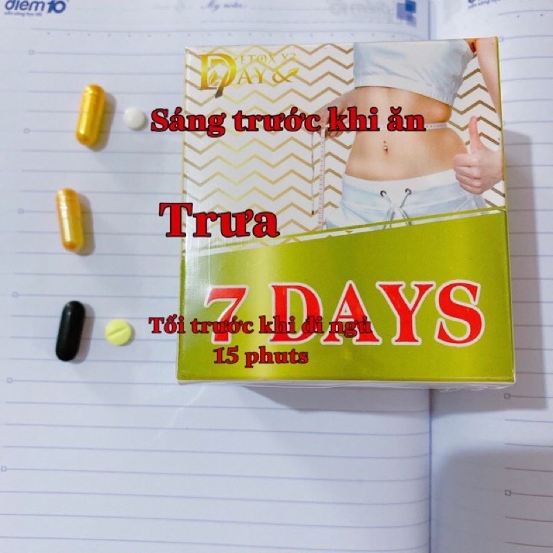 GIẢM CÂN NHANH 7days Liệu trình 1 tuần giảm 2-4kg