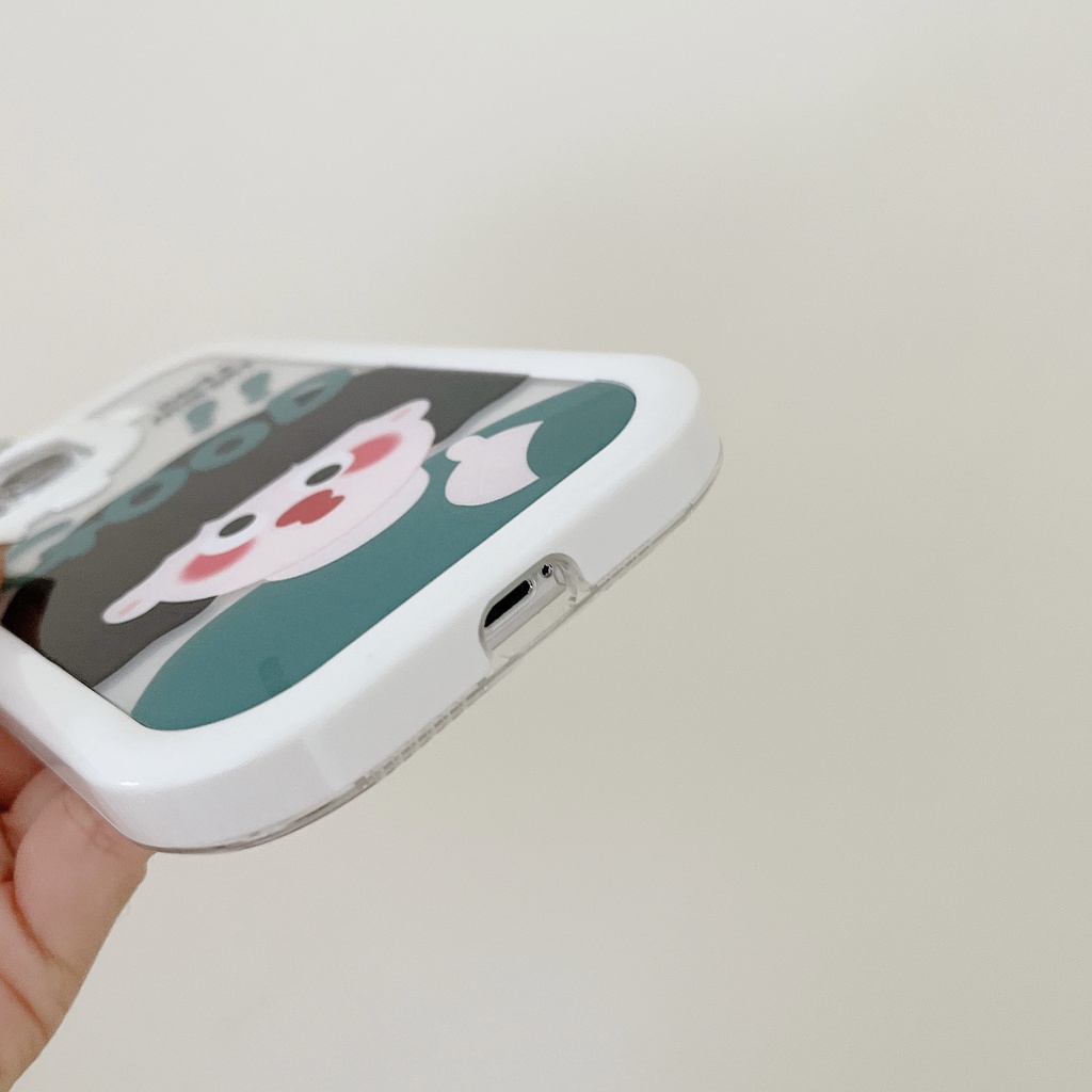 Ốp Điện Thoại Silicone Mềm Hình Cô Gái/Quái Vật Vui Nhộn 2 Trong 1 Cho iPhone 13 12Promax xsmax 11 xr 13PRO