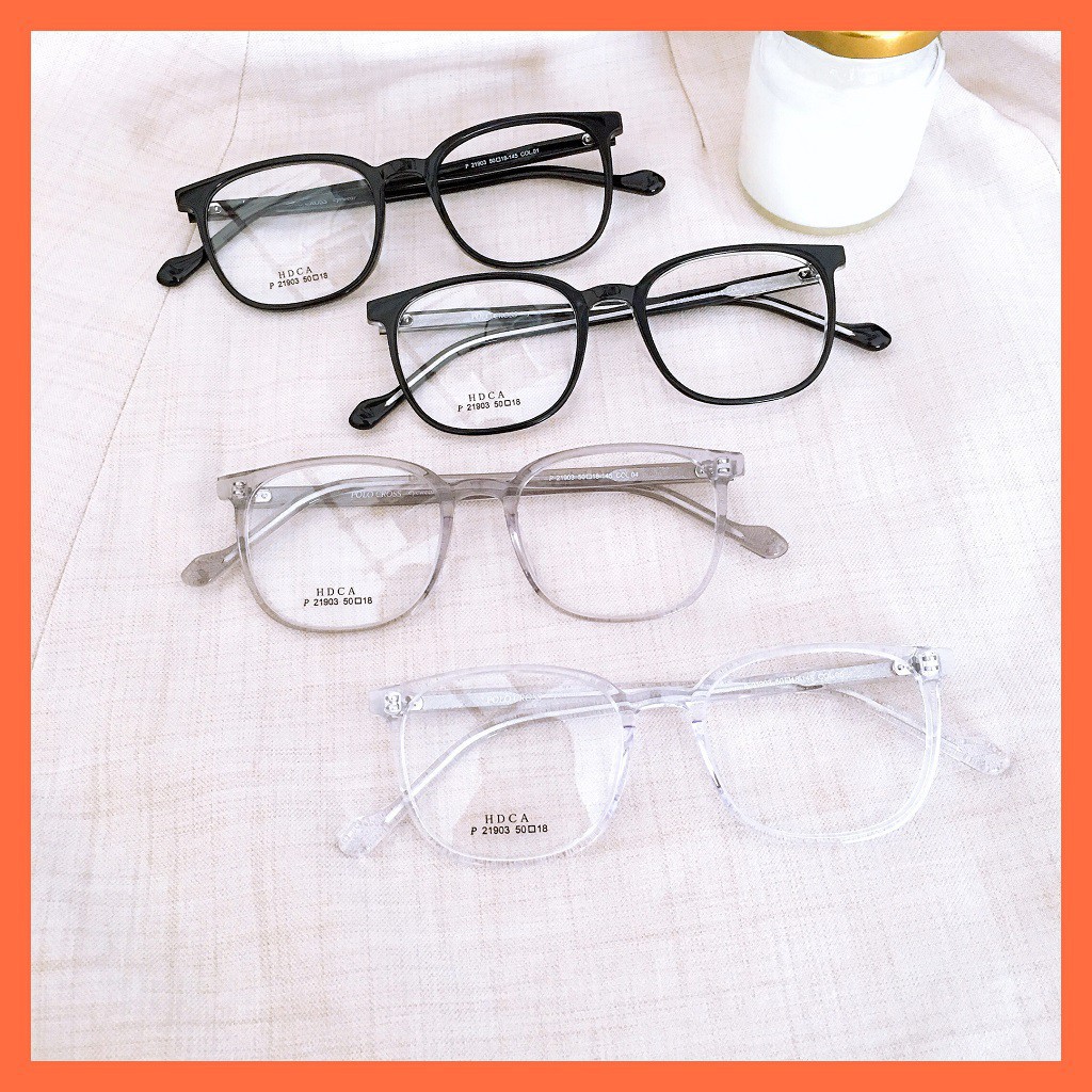 [Gía siêu rẻ] Gọng kính tròn bầu 21903 nhận cắt mắt cận viễn loạn