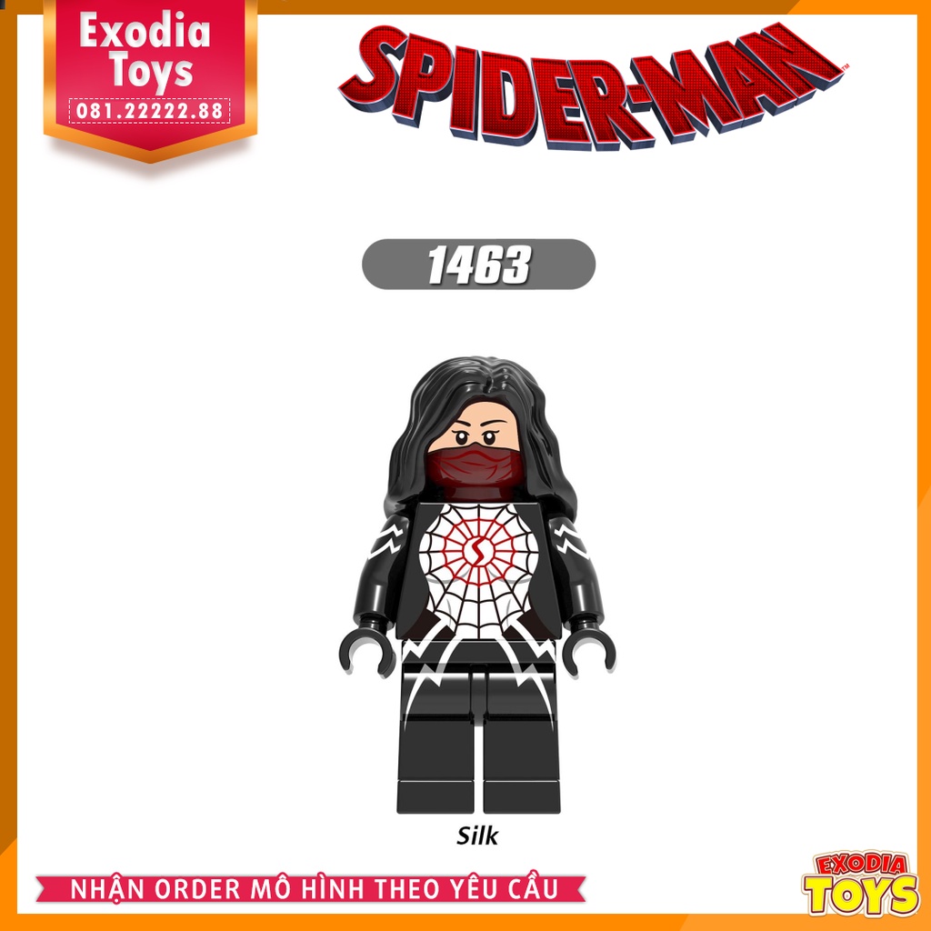 Xếp hình Minifigure các phiên bản Người Nhện Spider-Man - Đồ Chơi Lắp Ghép Sáng Tạo - X0282