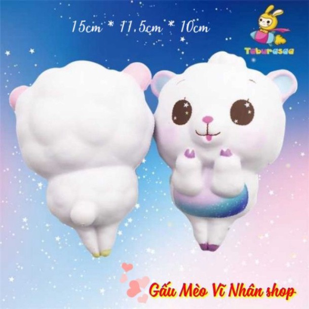 c[ SQUISHY CHÍNH HÃNG GIÁ RẺ ] - Squishy Cừu Nhảy Múa (Sheep Dancing) chính hãng TABURASAA 15 * 11.5 * 10cmz