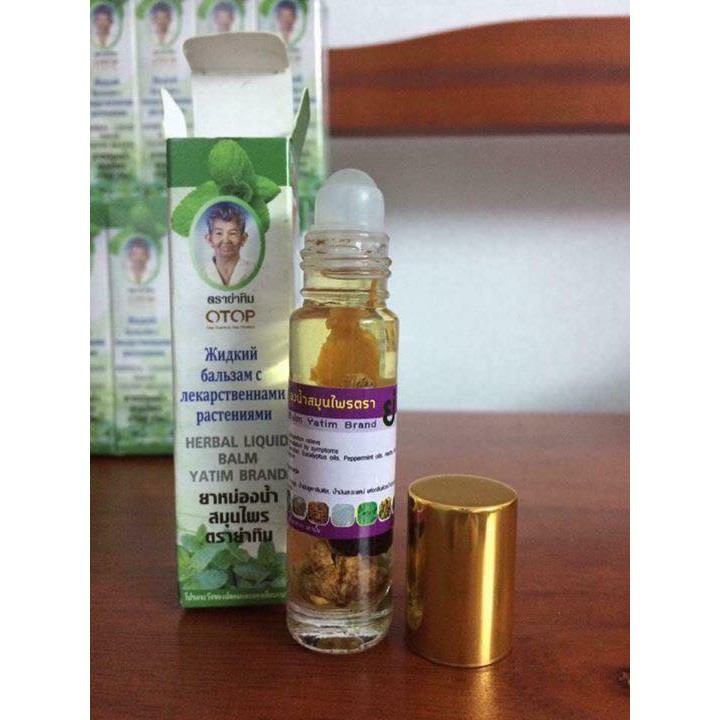 Dầu thảo dược OTOP Herbal Liquid Balm Yatim Brand Thái Lan (Hàng xách tay)