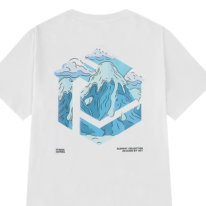 Áo Thun Nam Nữ Tay Lỡ Form rộng nam nữ  Moutain Unisex chất cotton 100% tee phong cách Hàn Quốc TN519 Haley