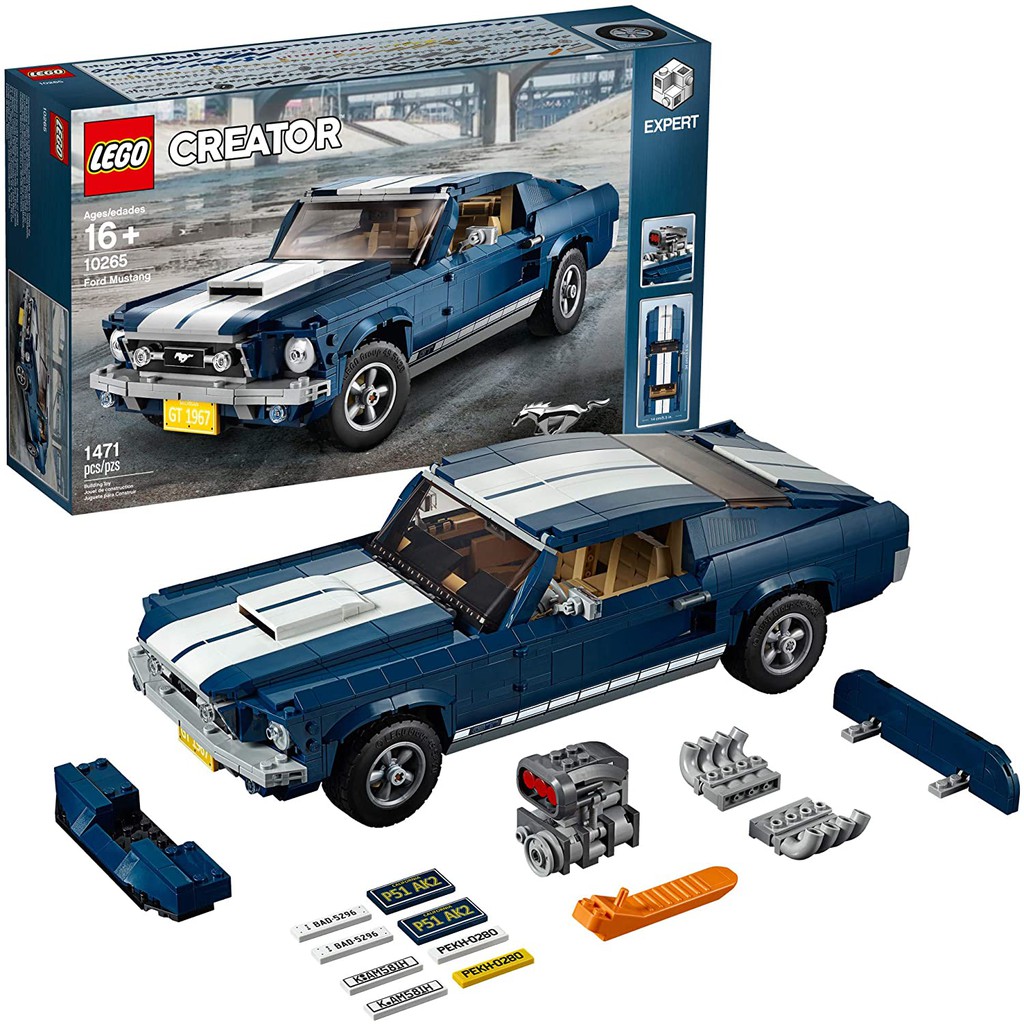 🚙 10265 Đồ chơi lắp ráp Iego Creator Expert Ford Mustang - Xe hơi kiểu cổ điển