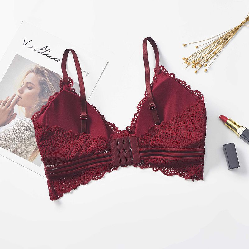 Áo ngực ren Jacquard không gọng