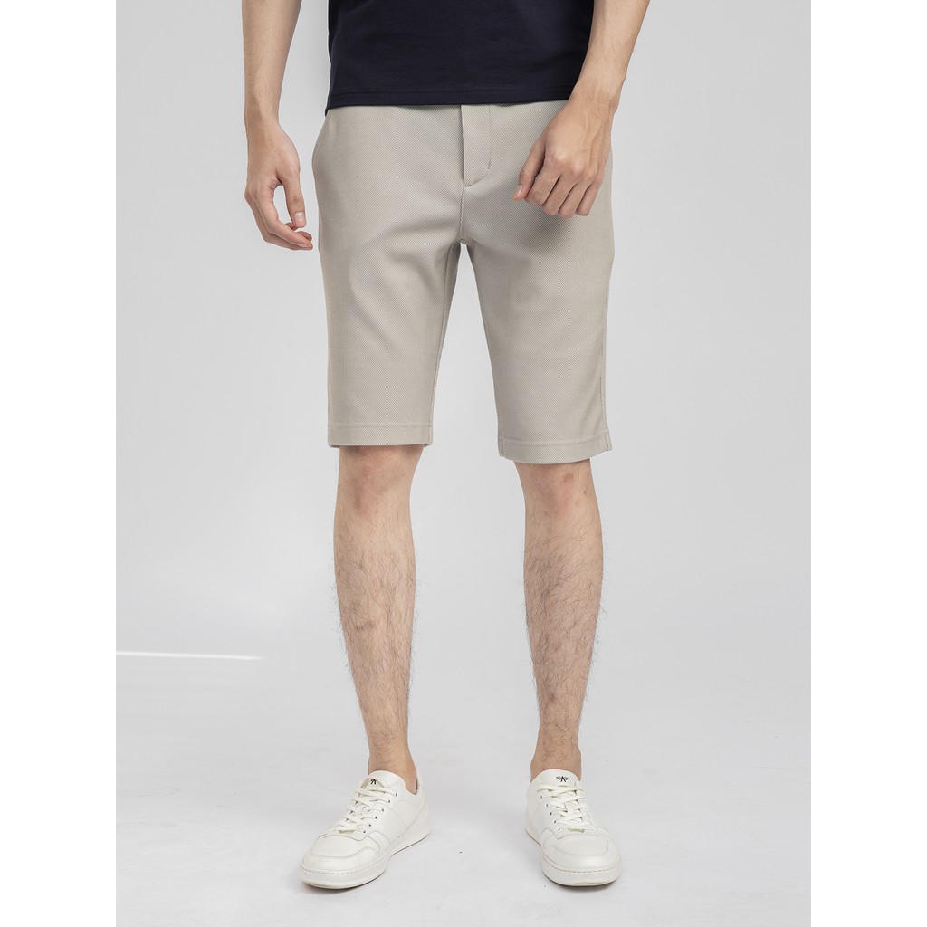 Quần short nam ARISTINO mềm nhẹ, phom Regular fit thoải mái, chất liệu thấm hút tốt, thoáng khí - ASO033S1