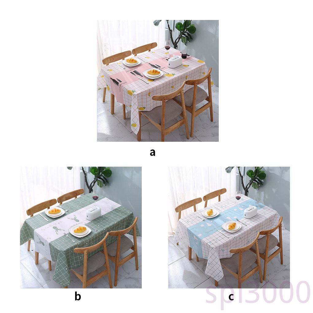 Khăn Trải Bàn Chất Liệu Pvc Chống Thấm Nước