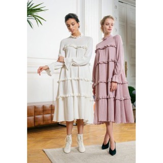 Đầm Linen Tầng Dáng Suông Dài