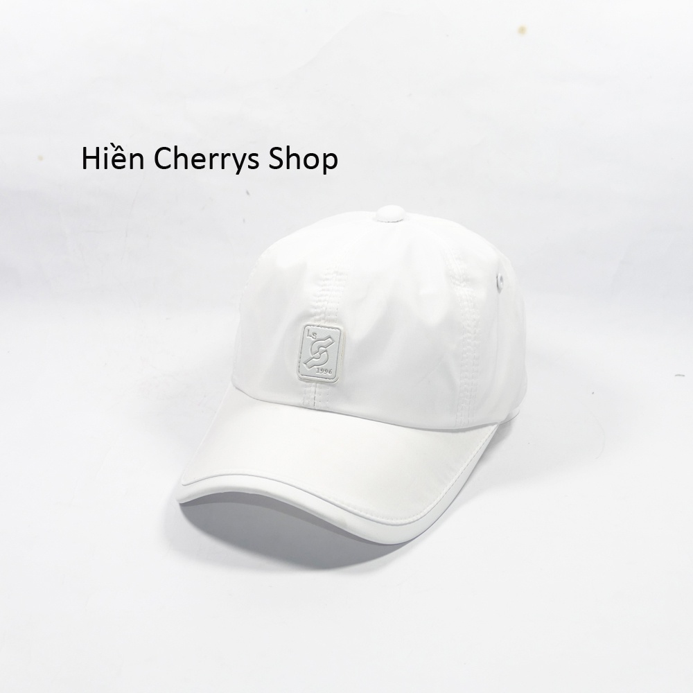 [Nhiều màu] Nón kết nam nữ thời trang vải dù trơn bóng, bọc da mỏ kết của nón độc đáo