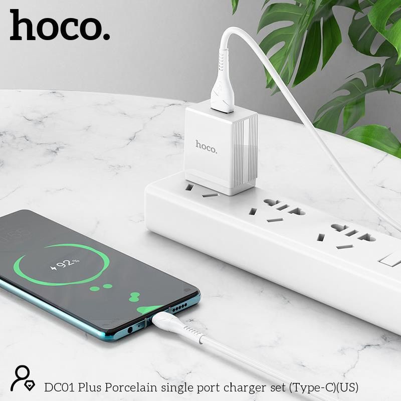 Bộ Sạc Nhanh HOCO DC01 Plus Cho iPhone/Micro/Type C - Chính hãng - Bảo Hành 6 Tháng