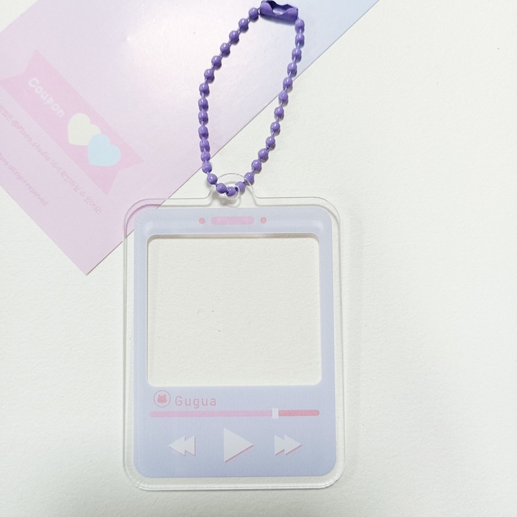 ❤Hàng Có Sẵn❤Thẻ Cuckoo Hình Tròn Bằng Acrylic Trong Suốt Dùng Trang Trí Điện Thoại diy