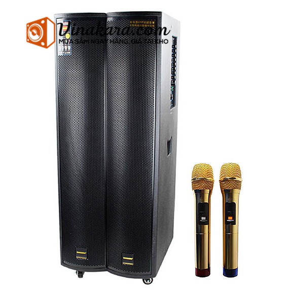 Loa Kéo Di Động Temeisheng GD 215-06 Bass Đôi