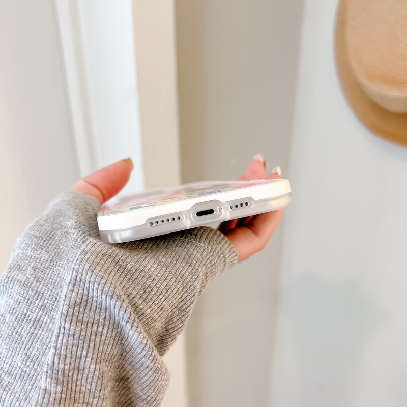 Ốp lưng iphoneỐp Điện Thoại  Kèm Giá Đỡ Tàng Hình Họa Tiết Hoạt Hình Dễ Thương Cho iphone 14 / 13Pro 12 / xs / 6 / 7 / 8PLUSDinuo case