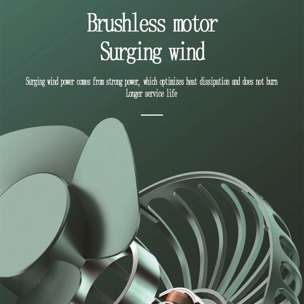 Quạt mini để bàn sạc USB không gây tiếng ồn tùy chọn màu sắc