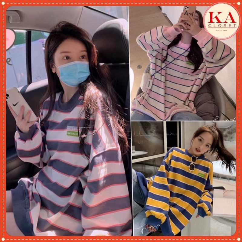 Áo Thun Kẻ 5d OversizeCloset llllllkiểu dáng Unisex Form Rộng Vải thể thao ép nhiệt, ko xù, ko bai, ẢNH THẬT