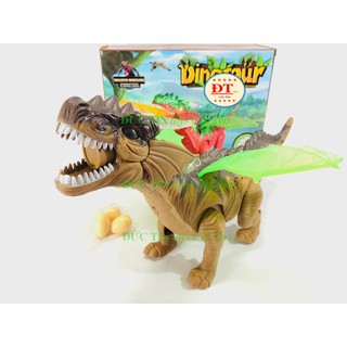 ĐỒ CHƠI KHỦNG LONG ĐẦU RỒNG CÓ CÁNH PIN ĐẺ TRỨNG, PHUN TRỨNG NO: 871